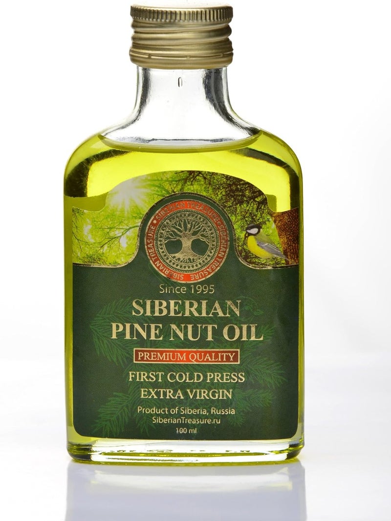 Siberian Treasure Extra Virgin Pine Nut Oil 100ml - Image 2